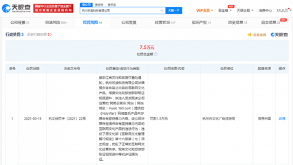 网易云音乐运营方被罚1.5万元 经营性互联网文化服务再引关注